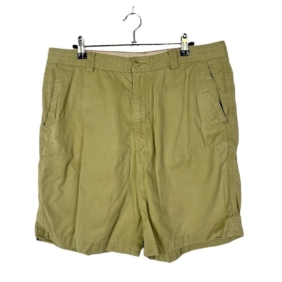 Tommy Bahama Khaki Trinidad Flat Front Shorts 34 - Picture 1 of 4